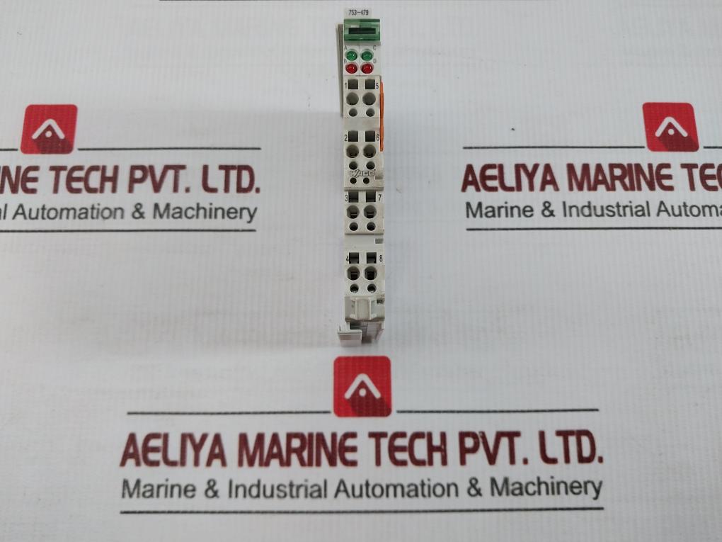 Wago Analog Input Module 24v Dc 753-479 In Used