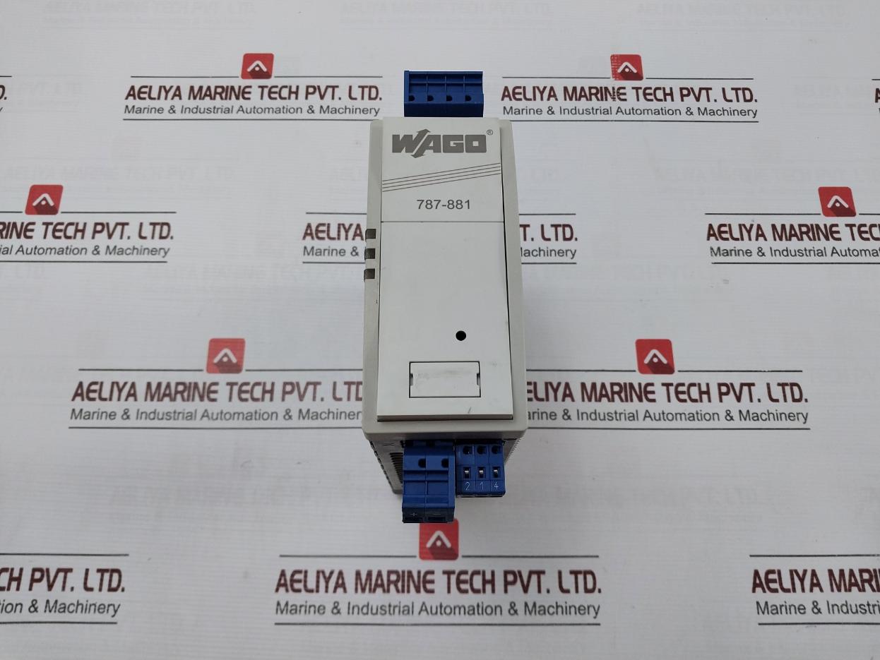 Wago 787-881 Uninterruptible Power Supply 24Vdc/0-20A