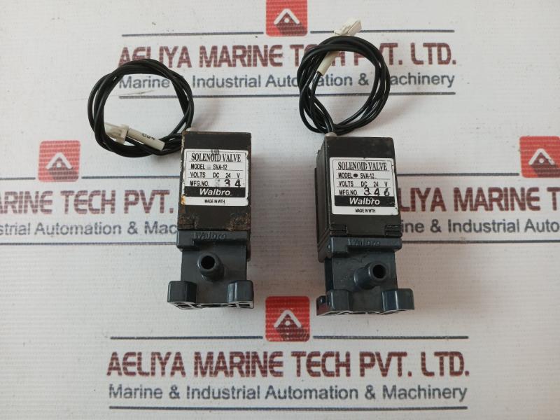 Walbro Sva-12 Two Way Solenoid Valve Dc 24V