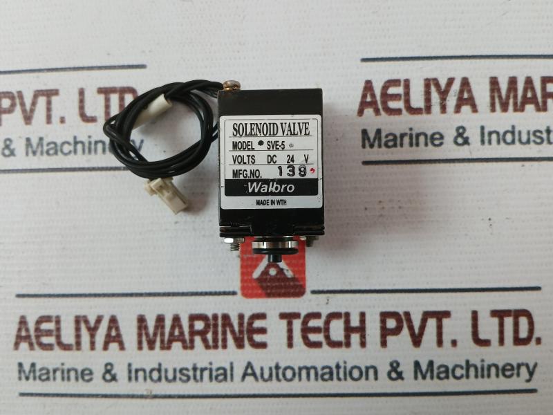 Walbro Sve-5 Solenoid Valve 24Vdc