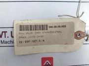 Warren Cf8M 1000Wog Ball Valve Dn65 Stainless Steel 