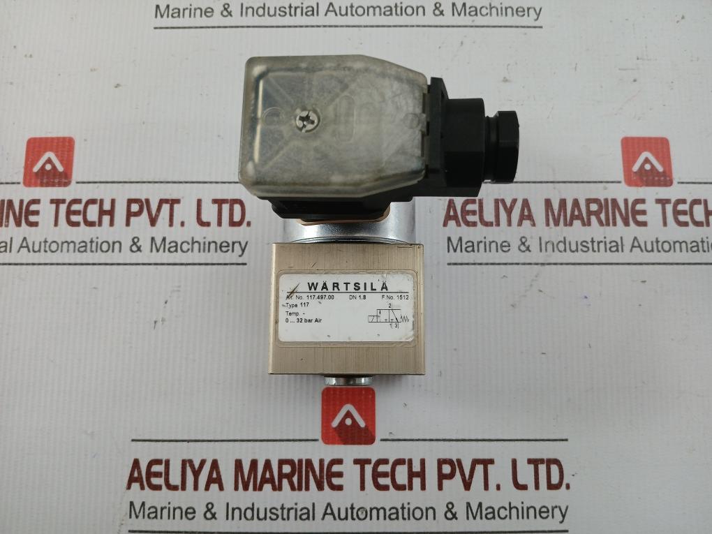 Wartsila 118.100.024n Solenoid Valve Ip54 24v Dc