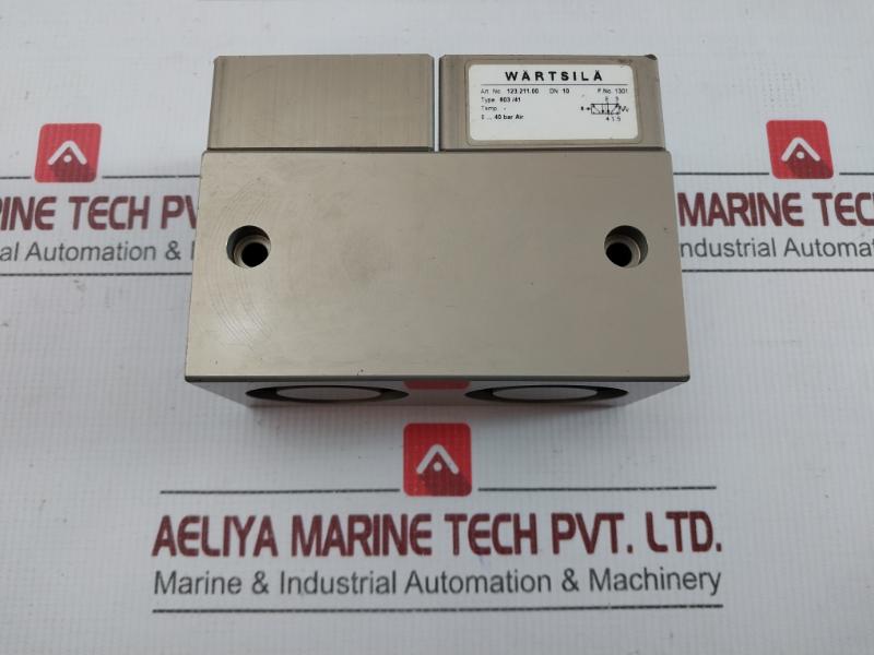 Wartsila Pneumatic Valve 0-40 Bar 603/41