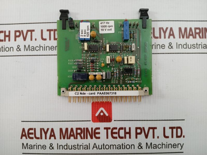 Wartsila Ppl 81804 Nde Card Speed Monitoring Module 417 Hz