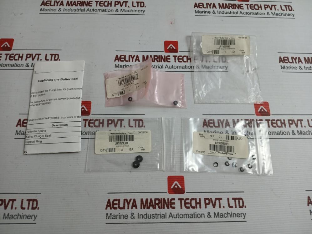 Wat069581 Pump Seal Kit W/Spring With New Condition By Waters