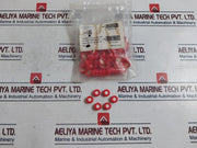 Waters 186002129 Red 9Mm Screw Cap With Bonded Ptfe/Silicone (1 Packet)