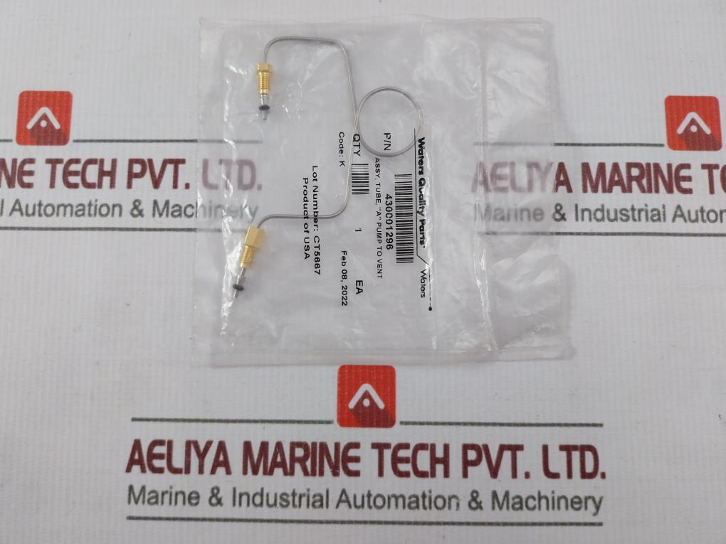 Waters 430001296 Assembly Tube "A" Pump To Vent