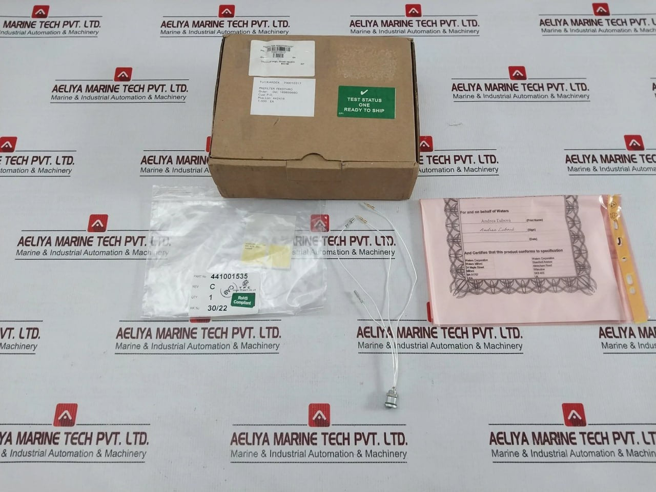 Waters 700010317 Prefilter Feedthrough Rev-c