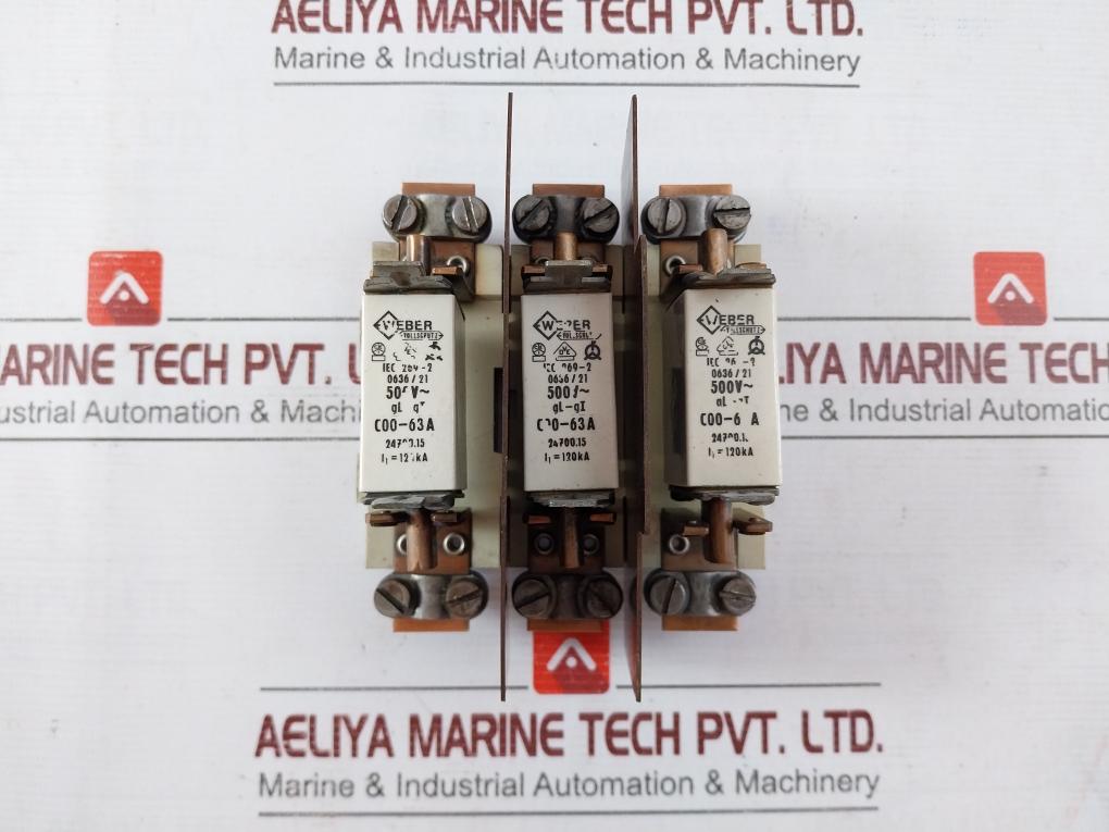 Weber 0636/21 Fuse Holder With Fuse Iec 269-2 500V