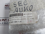 Wedeco Uvplc_Auko001 Br0200 Sec_Auko Printed Circuit Board For Uv Cabinet