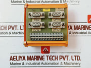 Weidmuller 1126919 Terminal Module 4 Female Connectors Board Rev 1.0 -4A0, -9A0