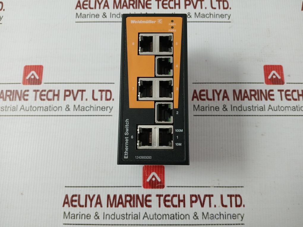 3093001000104  Ethernet Switch Input-12/24/48vdc Brand Weidmuller 1240900000