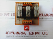 Weidmuller P7045 Shutdown Pc Board Schrack 10A/250Vac 3 Relay Module