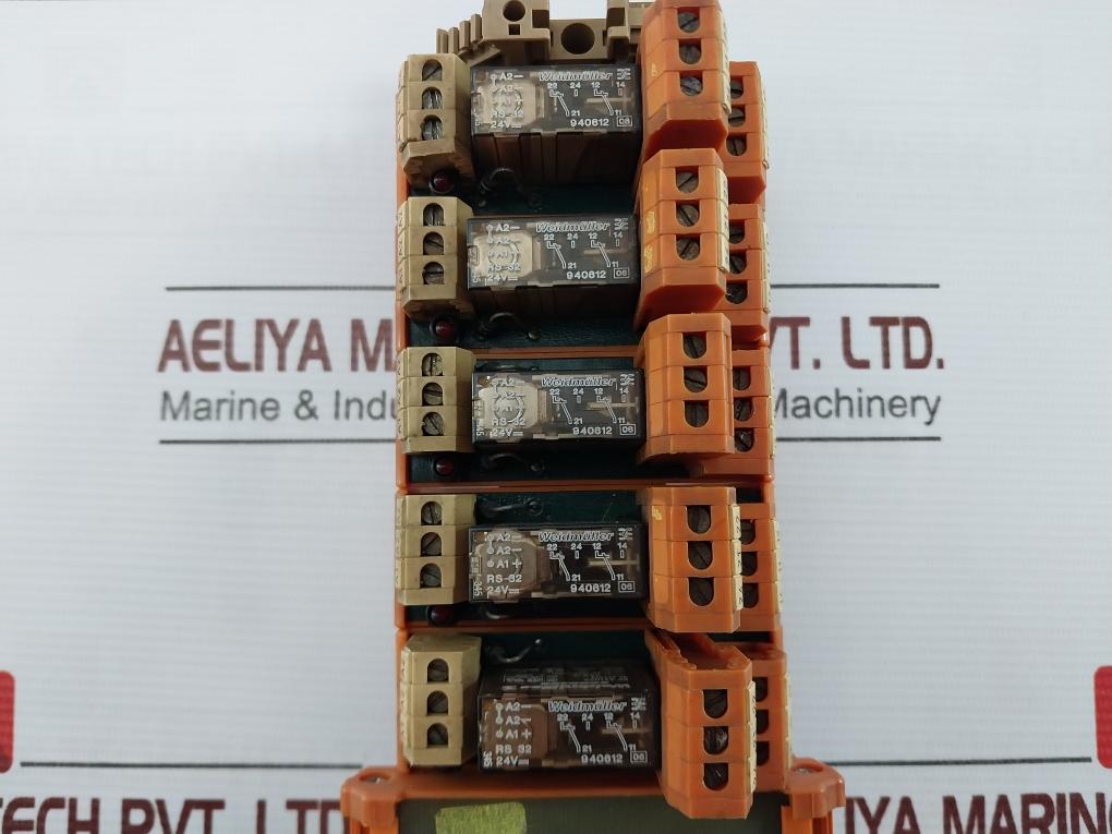 Weidmuller Rs F10 Terminal Interface Relay Module Gsed 5/10 022494 24V ...