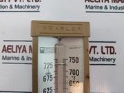 Weksler 50-750°F Thermometer 25-775 5°Subd