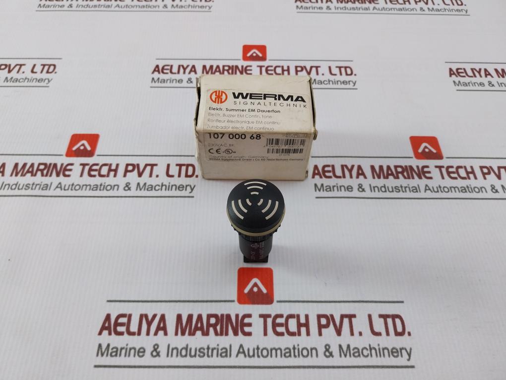 Werma 107 000 68 Electronic Installation Buzzer 230Vac/Ip65