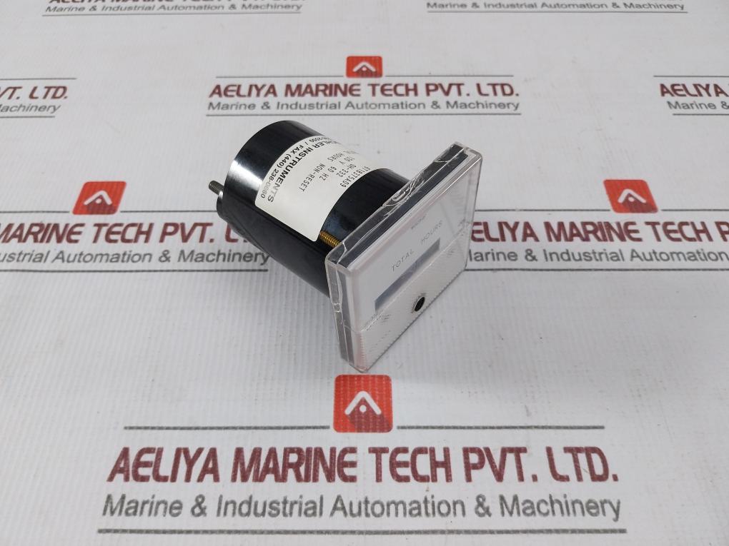Weschler Instruments 671B375A09 Hour Meter 0-99,999 Hrs 120V 60 Hz ...