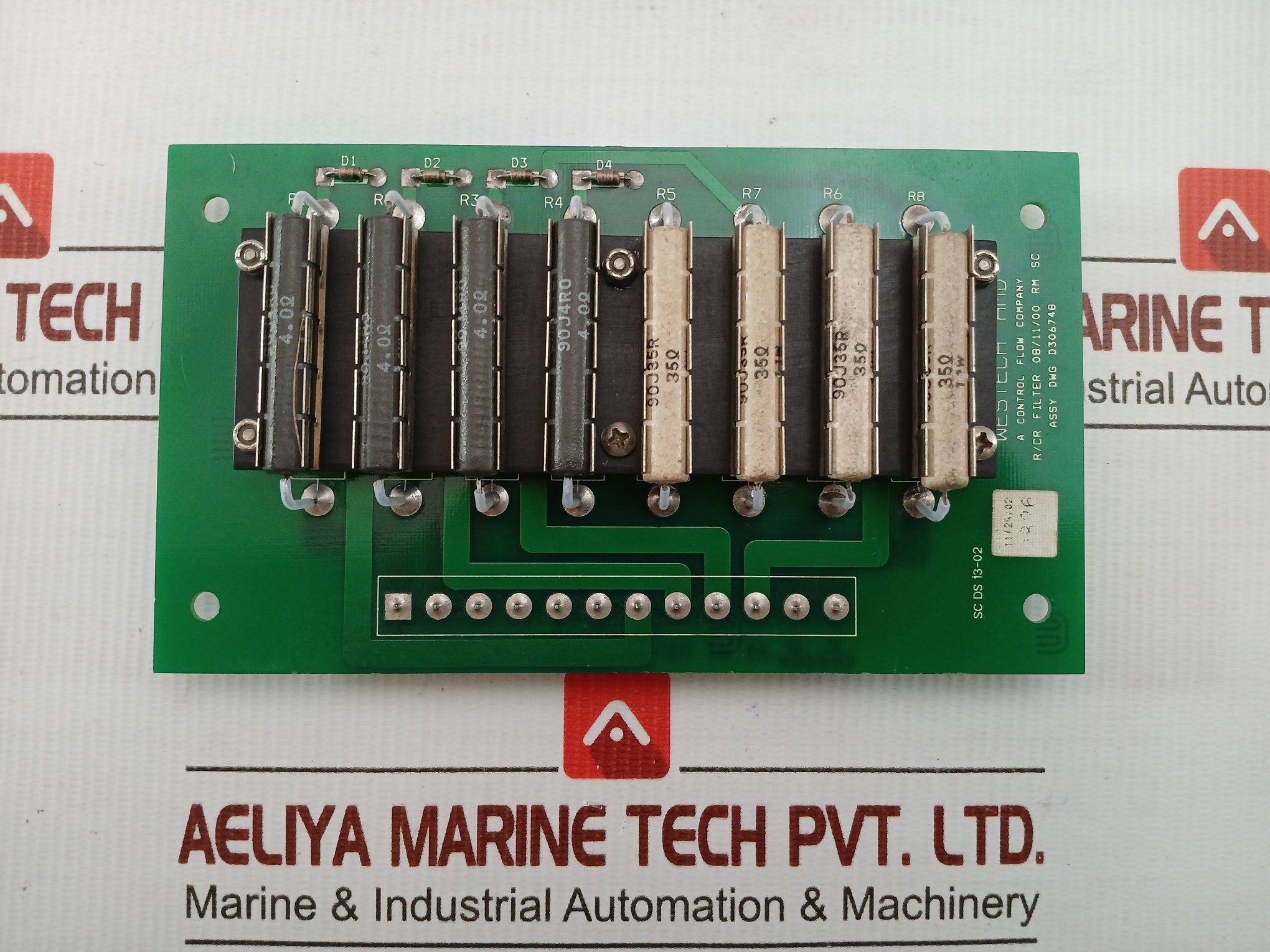 Westech Hmd R/Cr Filter  D306748 Pcb Module Dwg In Used Condition