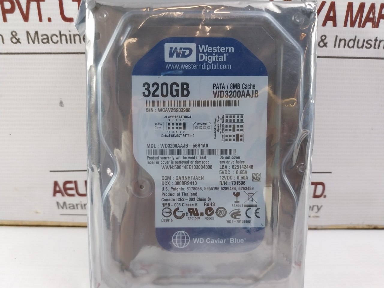 Western Digital Wd3200Aajb Wd Caviar Blue Series 320Gb 3.5" Pata Hard Drive