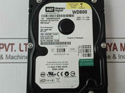 Western Digital Wd800 Enhanced Ide Hard Drive 12Vdc 0.50A Wd800Bb-00Jhc0