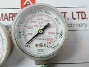 Western Medica M1-540-pg Compressed Gas Regulator 0-100 Psi W/ High Pressure Gauge