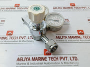 Western Medica M1-540-pg Compressed Gas Regulator 0-100 Psi W/ High Pressure Gauge