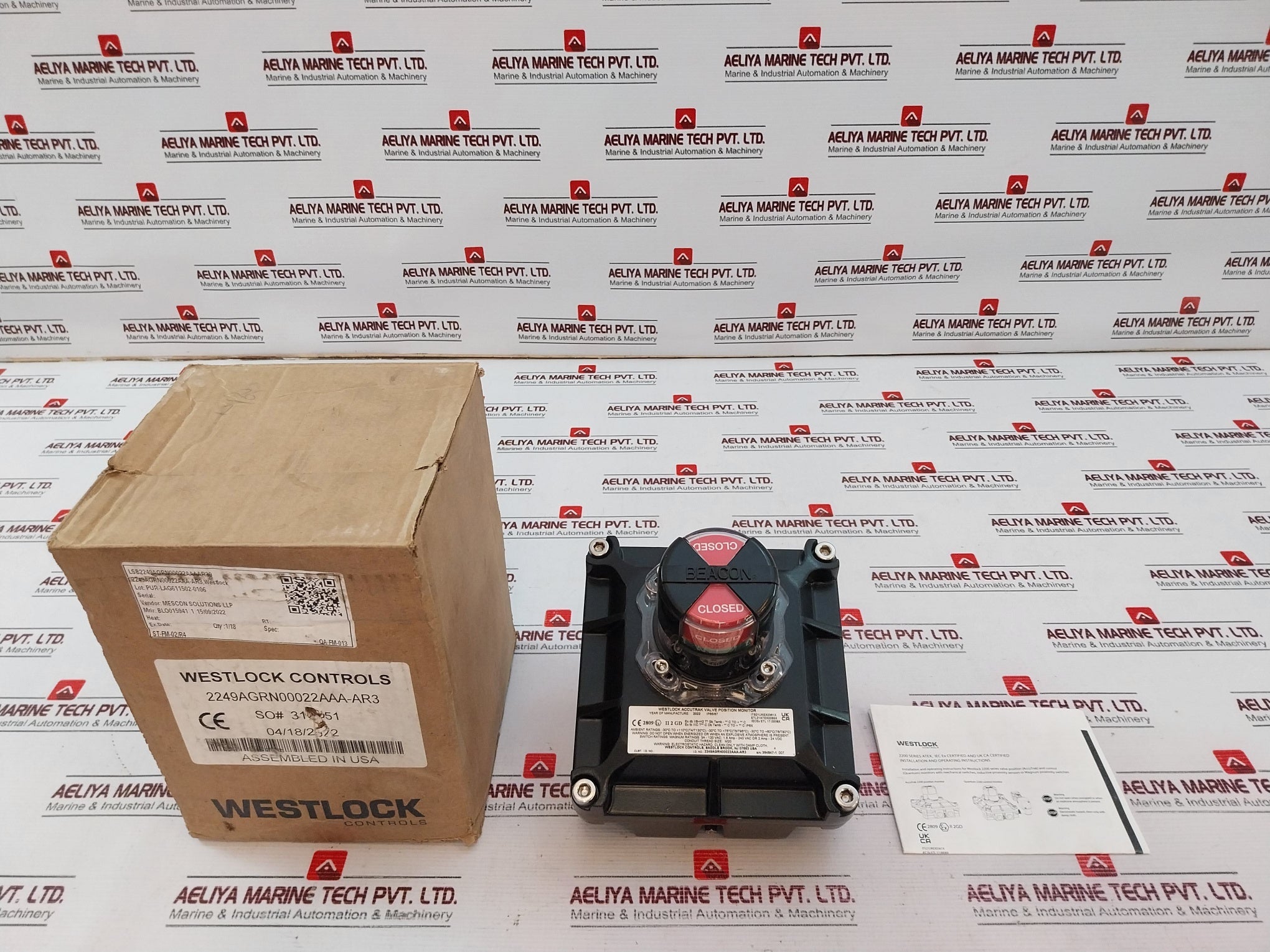Westlock 2249Abyn00042Aaa-ar3 Accutrak Valve Position Monitor