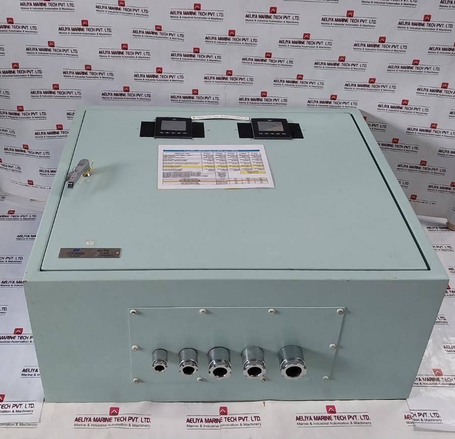 Whessoe 01761-12-2100 Cargo Tank Float Gauge Plc W/ Cabinet Rev A 100-240V Ac