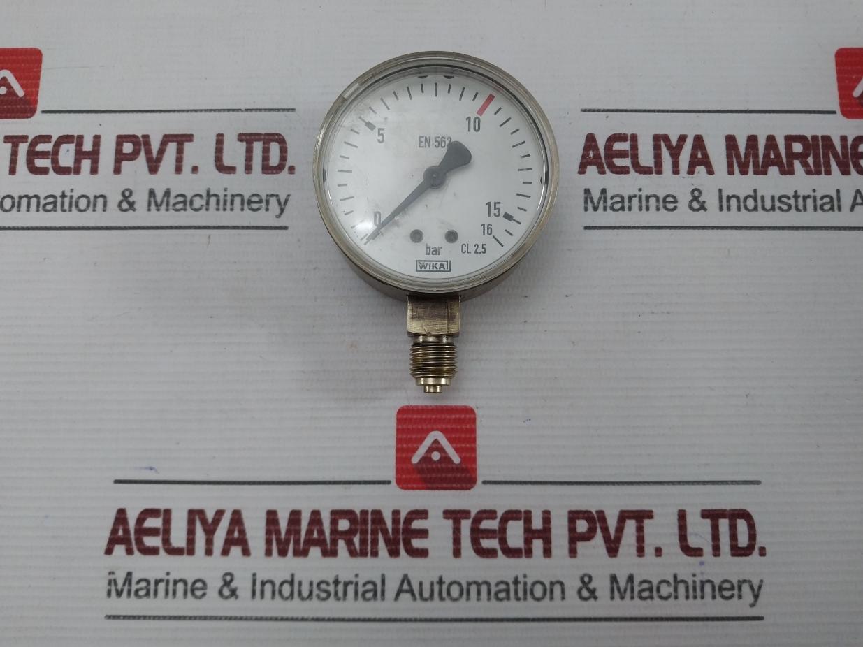 0-16bar Cl-2.5 Wika En 562 Pressure Gauge