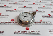 Wika 0-40 Bar Pressure Gauge En 837-1, Swiss Movement, Cl.1.6