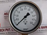 Wika Industrial 0-5.0 Psi Pressure Gauge