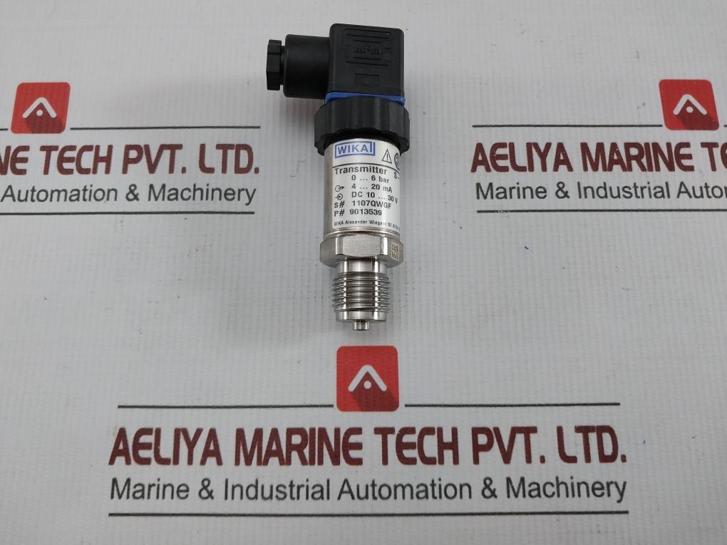Wika 0-6 Bar Pressure Transmitter S-10