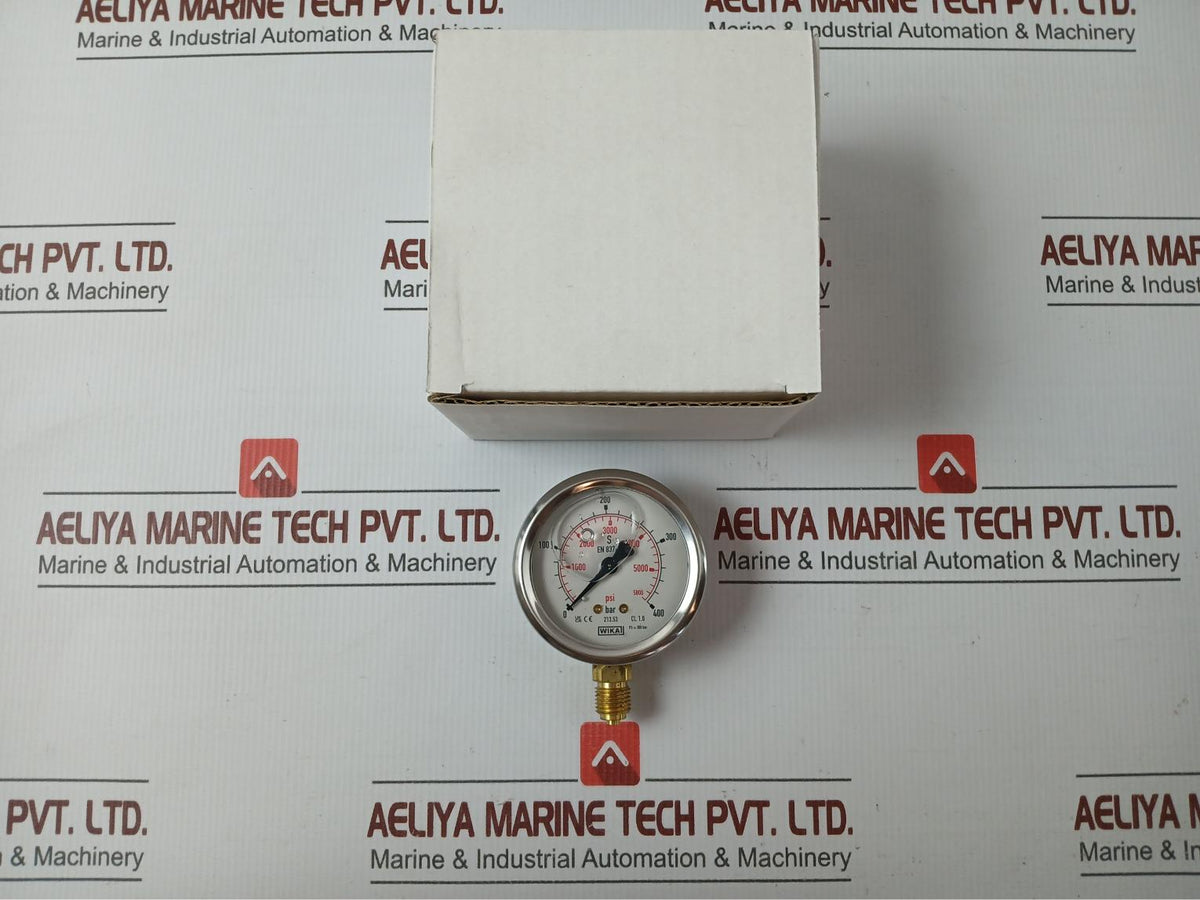 New Condition 213.53 Liquid Filled Gauge Brand Wika