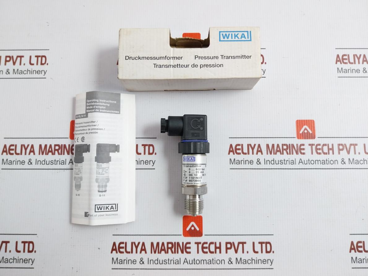 0-600bar By Wika S-10 Pressure Transmitter - 230 Gm