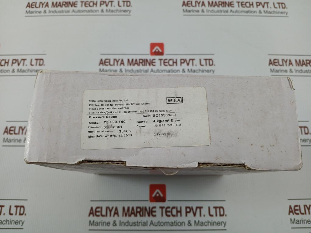 Condition In New 0-56 Psi/0-4 Kg/Cm2 Wika En 837-1 Pressure Gauge