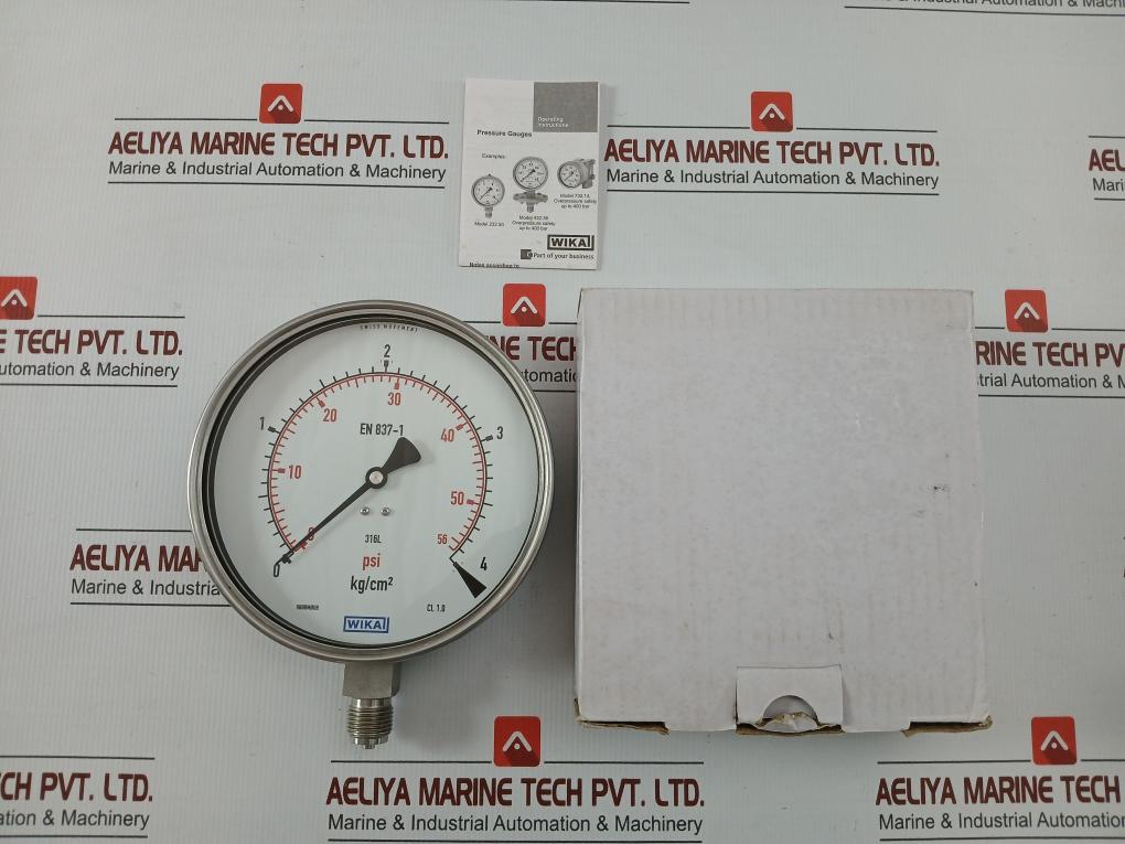 Condition In New 0-56 Psi/0-4 Kg/Cm2 Wika En 837-1 Pressure Gauge