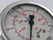 Wika En 837-1 Pressure Gauge 0-5600 Psi 0-400 Kg/Cm2