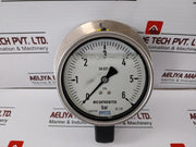 Wika En 837-1 Pressure Gauge 0-6 Bar 316L 1/2