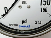 Wika En 837-1 Pressure Guage 0-160 Psi 