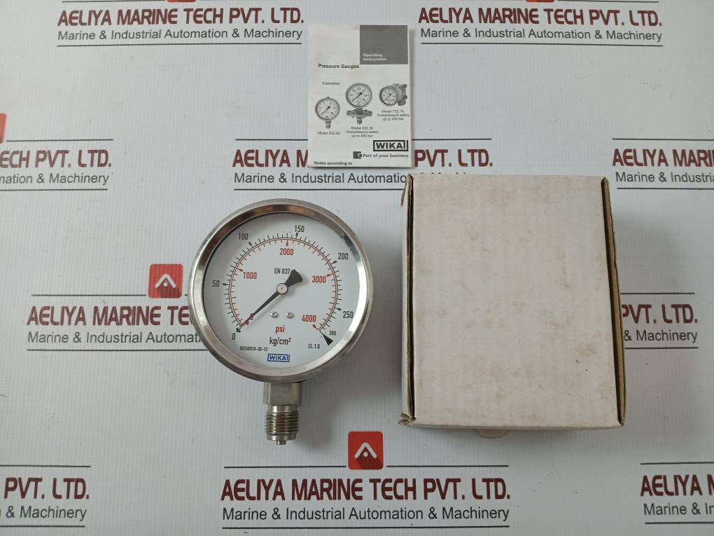Wika Pressure Gauge 0-280 Kg/Cm2 En 837-1