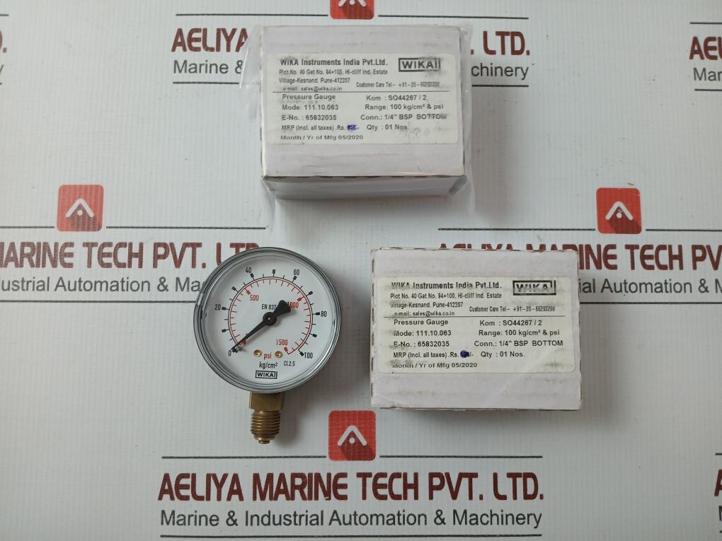 Wika Pressure Gauge 111.10.063