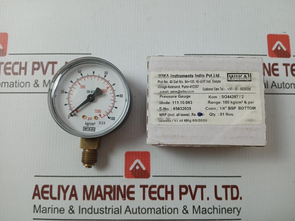 Wika Pressure Gauge 111.10.063