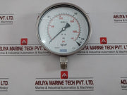 Wika Pressure Gauge 160 Kg/Cm2 & Psi -40c To +70c 230.20.160