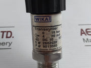 Wika S-10 Pressure Transmitter 9013555 10-30v Dc 4-20 Ma