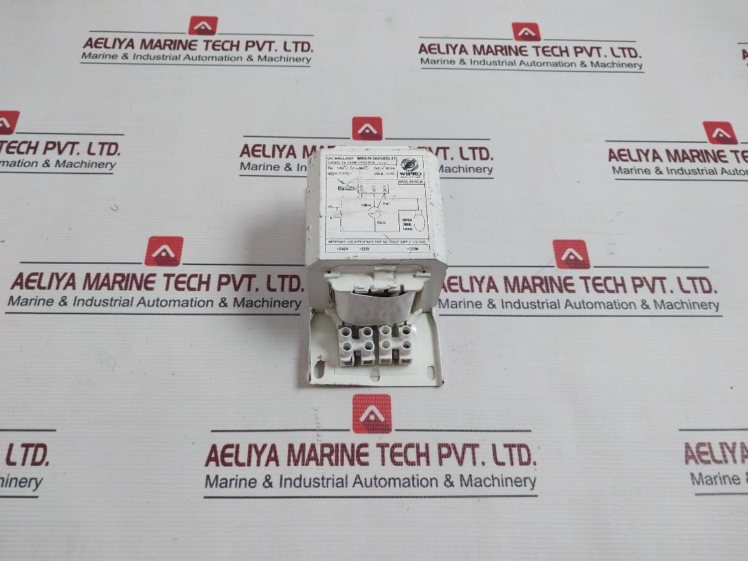 Wipro Wbs/H 56250Sl31 Oc Ballast 240V/220V 50Hz 3.00A