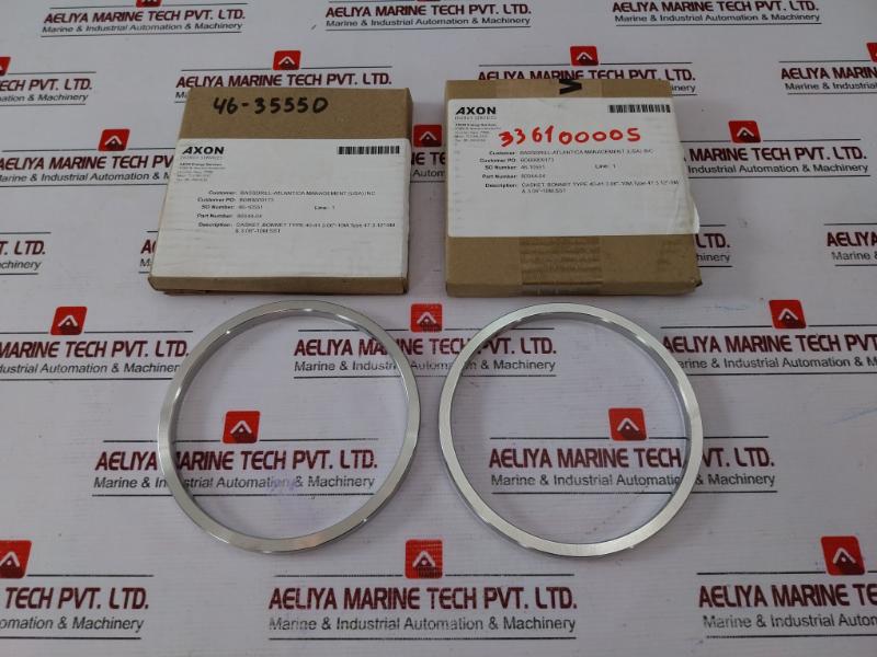 Wolar S316 Bonnet Gasket Ring, 10M-10, S316, 336100005