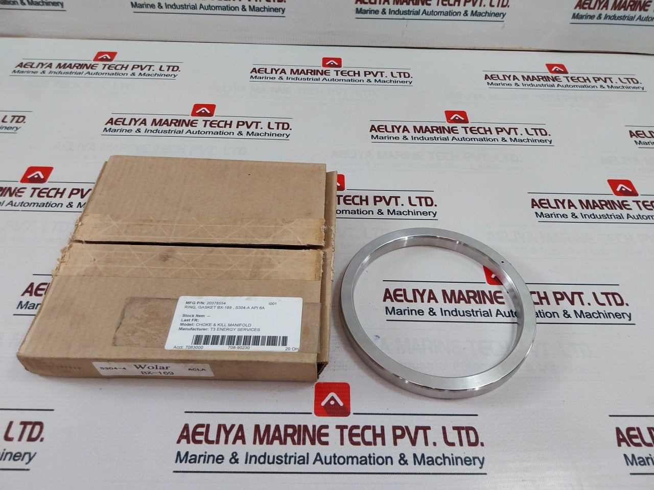 Wolar Bx-169 S304-a Api 6A Ring Gasket 20378554
