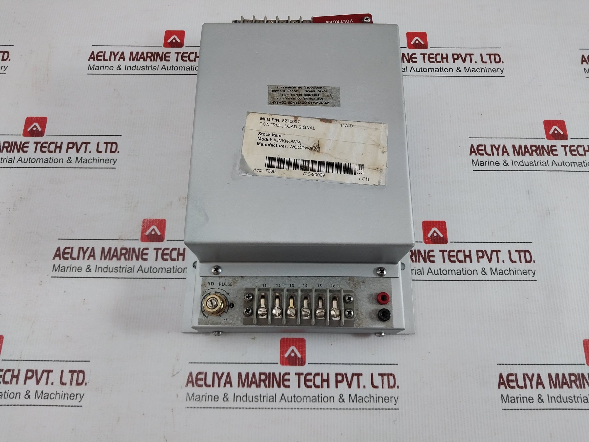 Woodward 8270-007 Load Signal Control Diesel Generator