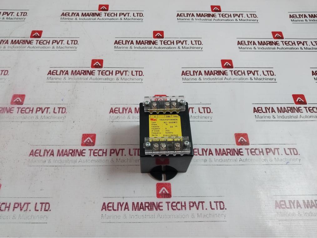 Woonyoung Au-50Dwt Single-phase Isolation Transformer, 50/60Hz, Ip20