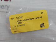 Wsi 100873 Spm Nut Piston Stem Valve Kit Y11035 Rev.B N02918 0.5-in